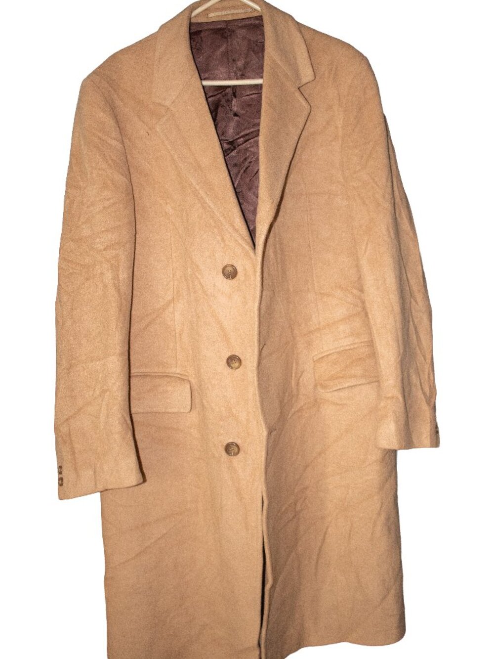 Witlin & Gallagher Overcoat MADE IN YUGOSLAVIA Size 42-44 1970s 1980s